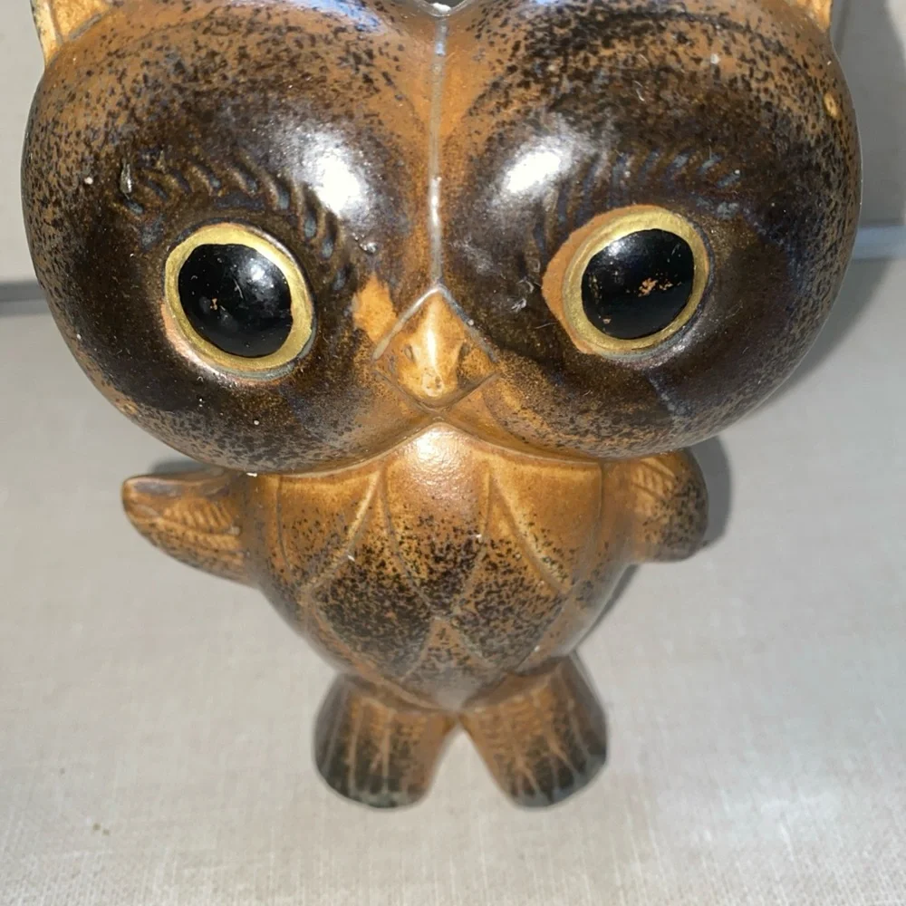 VINTAGE MCM WONY LTD JAPAN CERAMIC‎ OWL FIGURINE 6